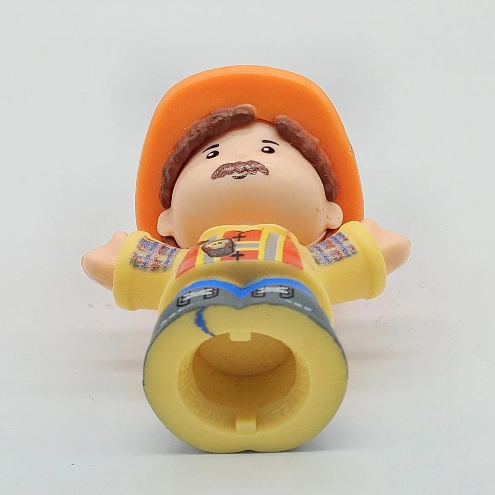 Fisher Price Little People Toy Figure Toddler OS Orange Construction Worker Hat